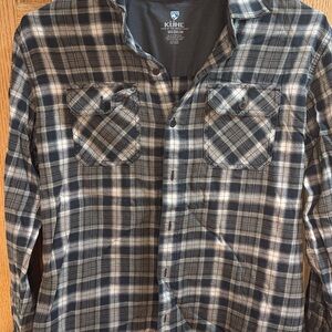 Men's Kuhl Gray Plaid Shirt